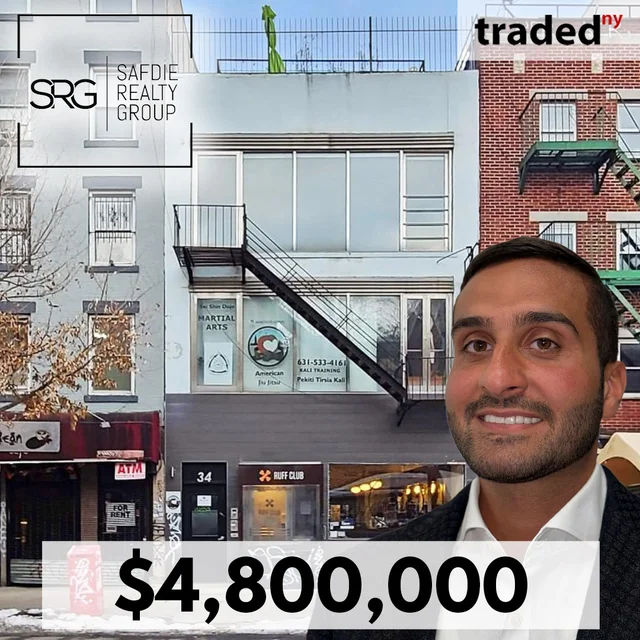 AAJ Developers Acquires Mixed-Use Building From Lee Family For $4.8 Million In East Village