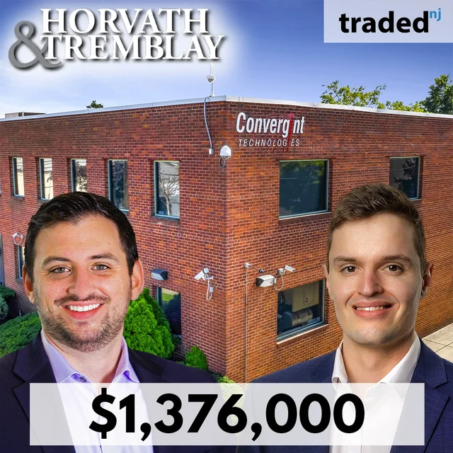 Horvath & Tremblay Brokers Steven Schiavello & Patrick Gray Close $1.376M Office Sale In Clifton, NJ