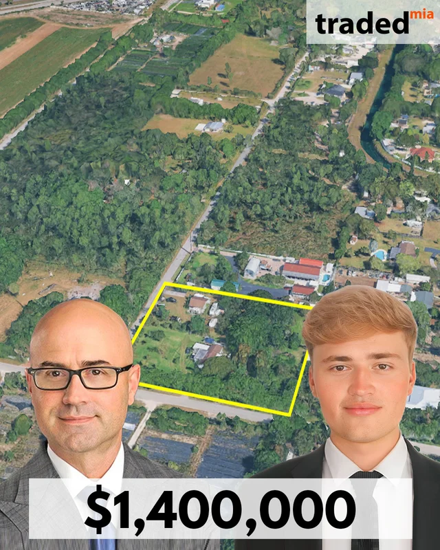 William Gutierrez Sells 2.24 Acre Development Site In Homestead For $1.4M With Michael And Mario Fernandez