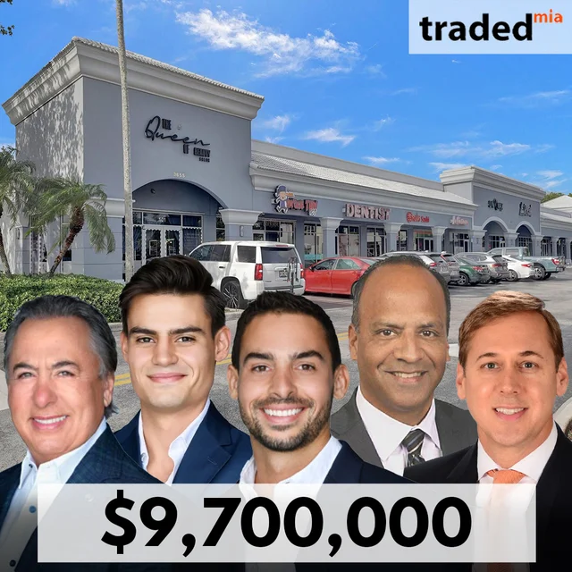 Benito Irastorza, Jean Paul Irastorza & Christian Irastorza Sell Doral Retail Property for $9.7M