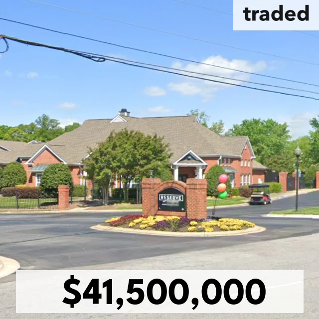 Hawthorne Residential Partners Acquires Reserve At Bridford Multifamily In Greensboro For $41.5M