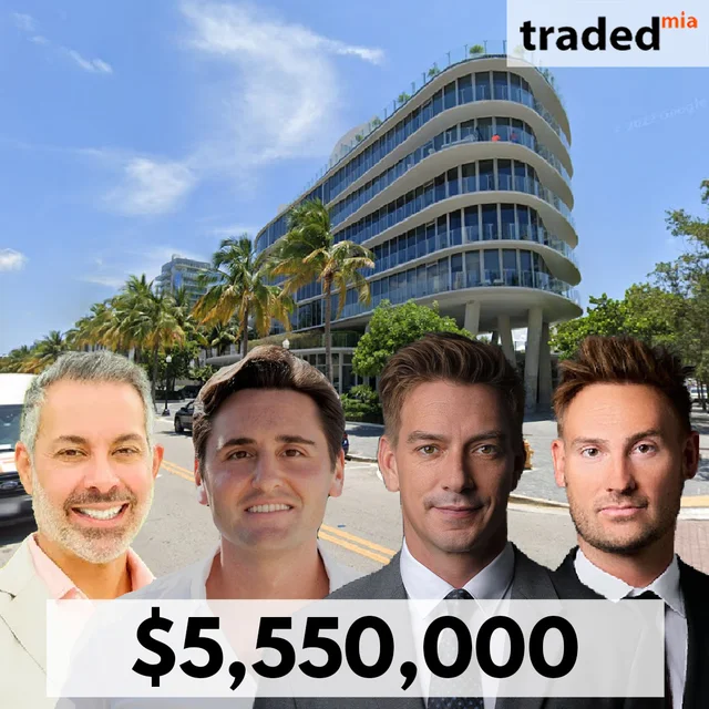 Marko Gojanovic & Reid Heidenry Acquire Miami Beach Condo For $5.55M As Buyer's Reps