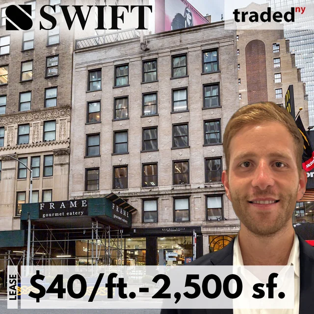 Squarena Inc Leases 2,500 SF Office Space At 552 7th Avenue In Midtown South With Landlord Albert Malekan