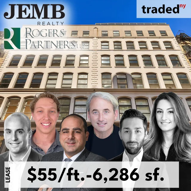 Rogers Partners Leases Office Space At 100 Reade Street In Tribeca For Seven Years