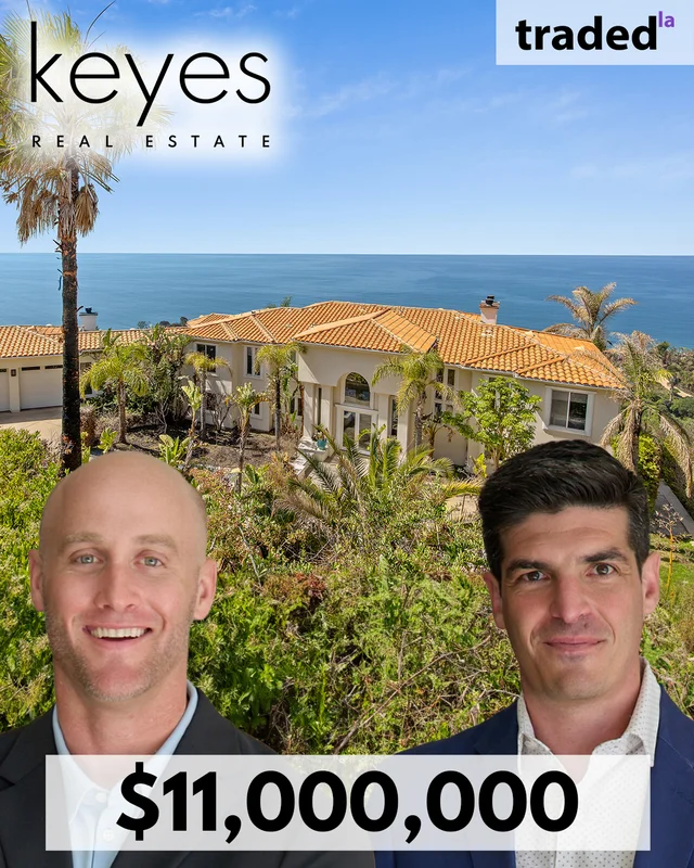 Brad Keyes & Josh Stein-Sapir Of Keyes Real Estate Represent Sale Of Malibu Single Family For $11M