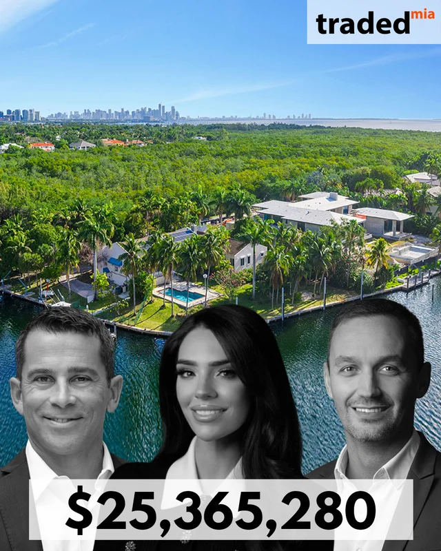 Mirce Curkoski Of ONE Sotheby's International Realty Represents Buyer In Coral Gables Sale For $25.37M