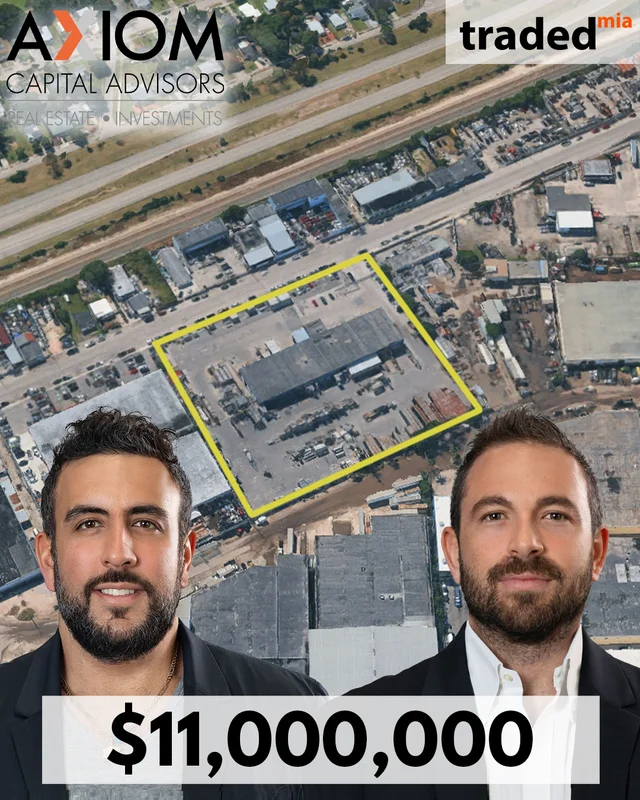 Jose Sasson Lerner And Roberto Susi Of AXIOM Capital Advisors Complete Sale Of Industrial Asset In Opa Locka For $11M