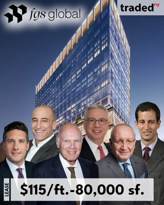 FGS Global Signs 15-Year Lease For 80000 Square Feet At 2 Pennsylvania Plaza In Manhattan