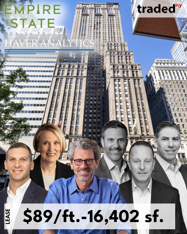 Haver Analytics Renews 16402 Square Foot Lease At 60 East 42nd Street In Midtown Manhattan