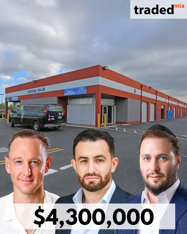 Zalmy Shapiro And Joel Lusky Of Harbor Equity Partners Acquire Industrial Asset In Miami For $4.3M