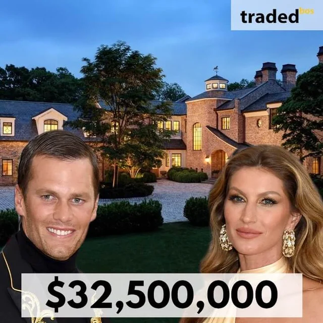 Tom Brady & Gisele Bundchen Sell Brookline, MA Single Family Estate For $32.5M By Buyer JDJ Family Office Services