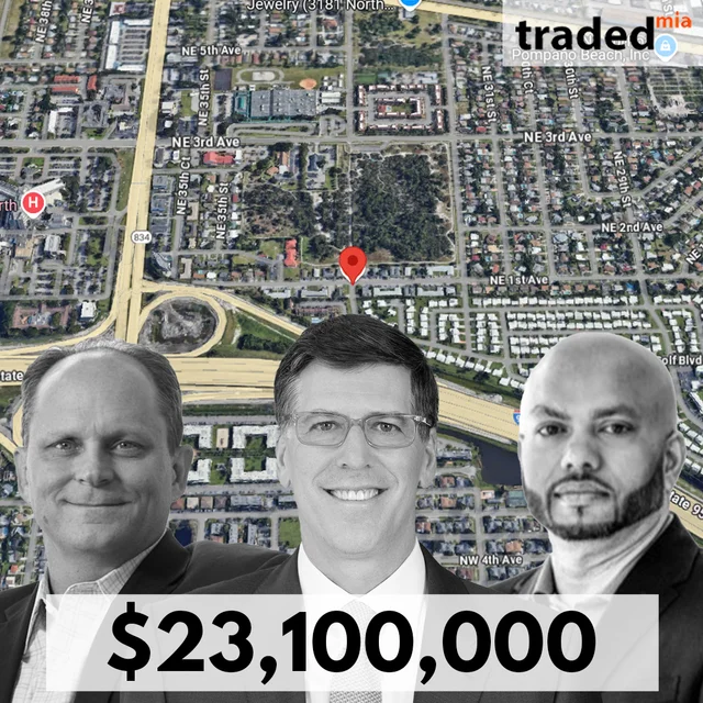 Foundry Commercial And Crow Holdings Acquire 10.2 Acre Development Site In Pompano Beach For $23.1M