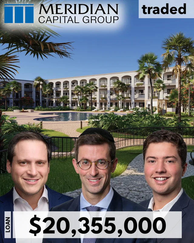 David Bollag, Abe Hirsch & James Darling Of Meridian Capital Group Secures $20,355,000 Loan For Hotel To Multifamily Conversion In Orlando