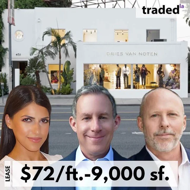 DriesVanNoten Leases 9,000 SF Retail Space At 451-463 N La Cienega Blvd, Los Angeles