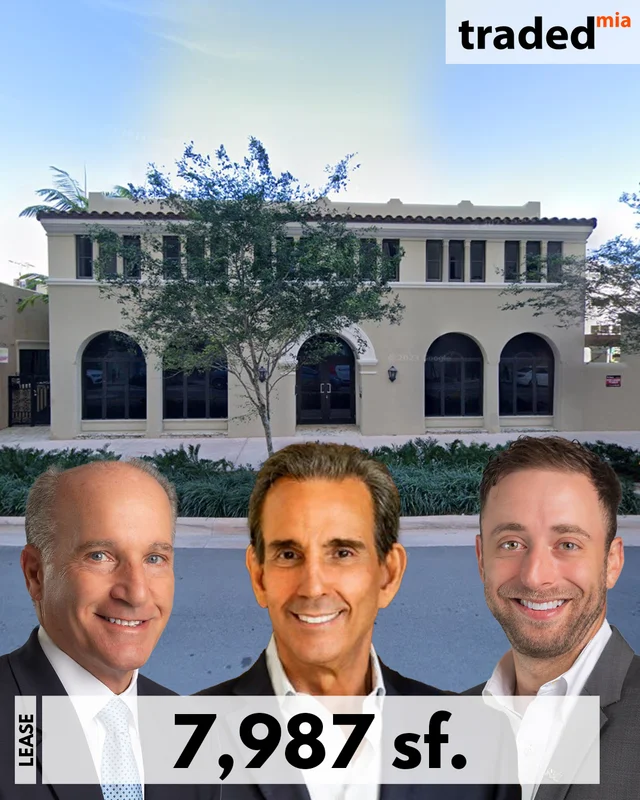 INB N.A. Leases 7,987 Square Feet Office From TFFO LLC At 133 Sevilla Avenue Coral Gables