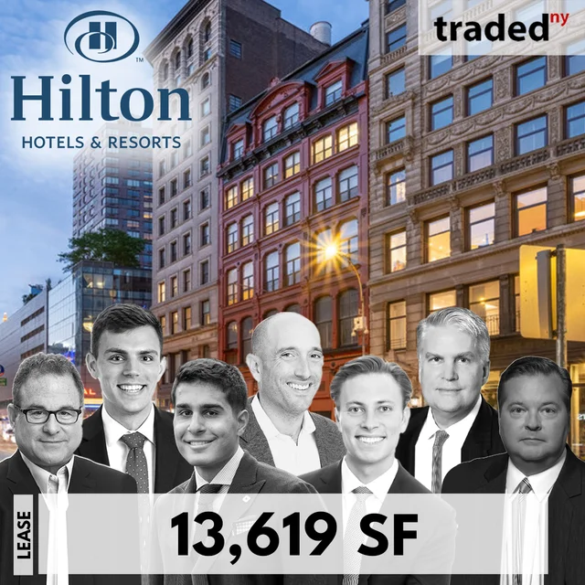 Hilton Hotels & Resorts Leases 13,619 Square Feet At 838 Broadway From ZG Capital Partners