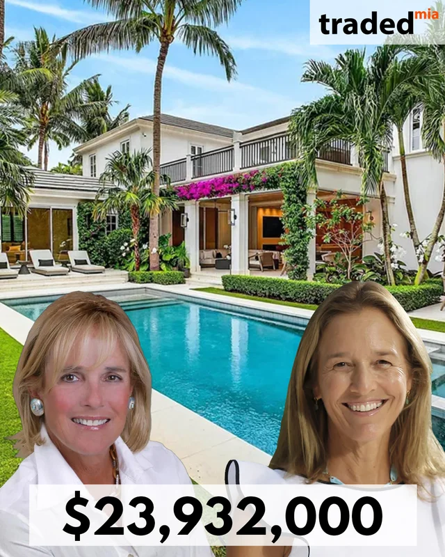 Cran Grape LLC Acquires Single Family Home In Palm Beach For $23,932,000 With Liza Pulitzer As Buyer's Representative