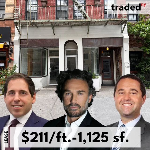 Corigin Real Estate Group Leases Retail Space To Enrico Proietti At 30 Carmine Street
