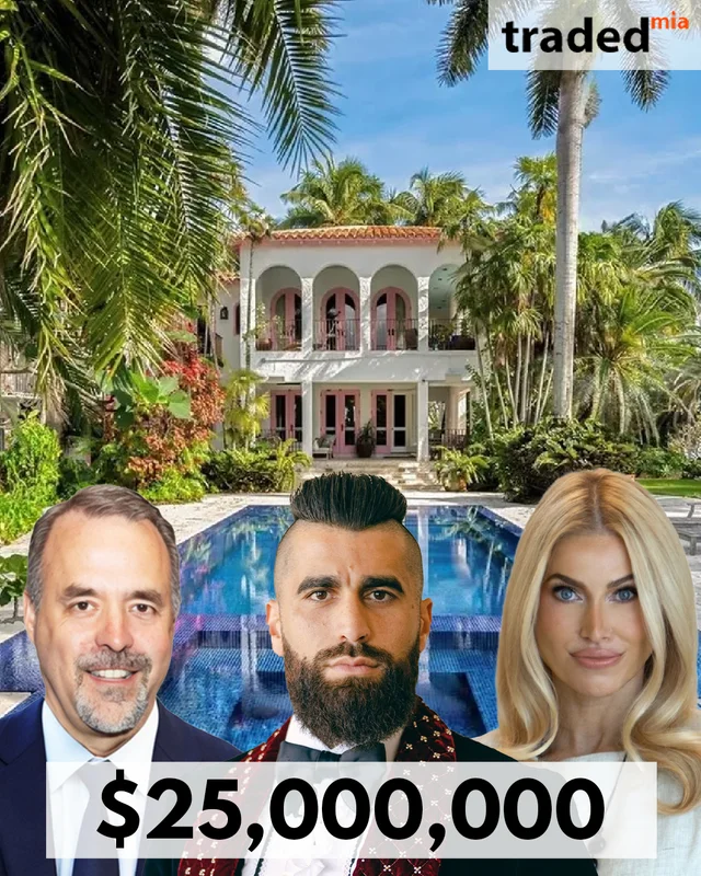 Jose Mas And Cesar Molina Purchase 16 Palm Avenue Mansion In Miami Beach For $25 Million