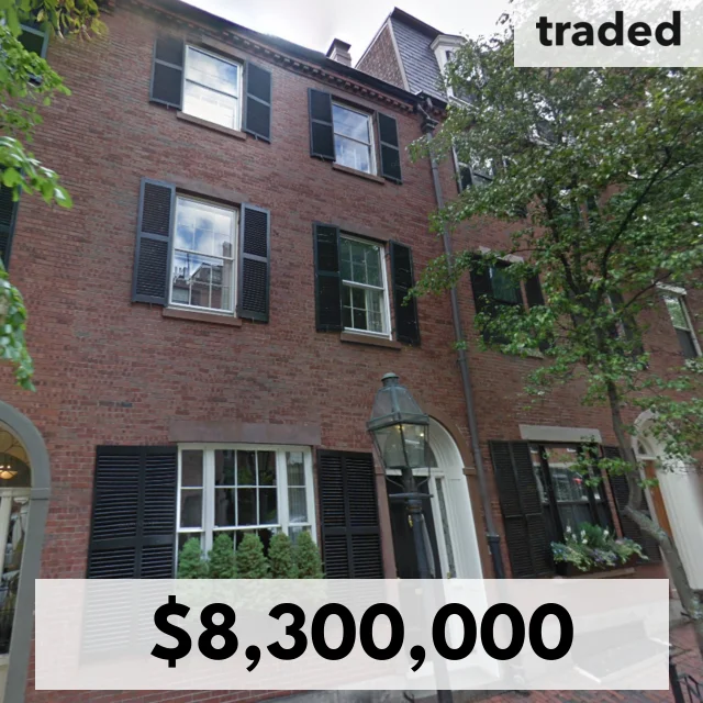Beacon Hill Single Family Home Sells For $8.3M In Boston, MA