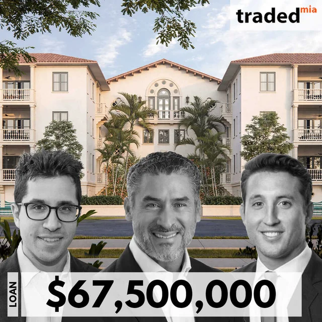 Churchill Real Estate Provides $67.5M Construction Loan For Development Site On Santander Avenue, Coral Gables