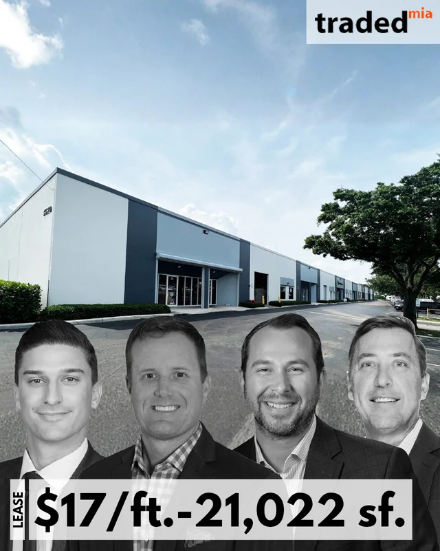 Industrial Lease Signed At 5610 Northwest 12th Avenue Fort Lauderdale With Sky Groden As Tenant's Rep