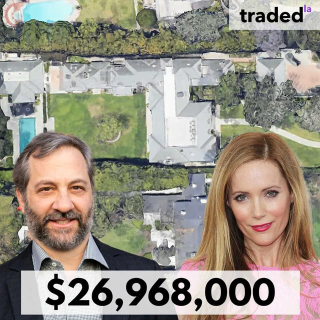 Judd Apatow & Leslie Mann Sell Los Angeles Home For $26.9M In Private Deal
