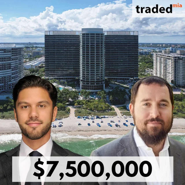Jon Kotler & Mendel Fellig Facilitate $7.5M Condo Sale In Bal Harbour