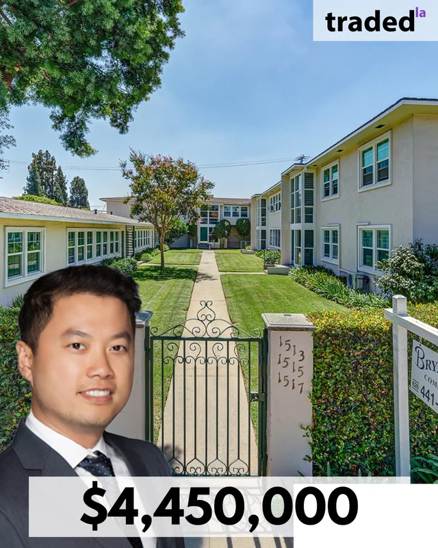 Handoko Chen Purchases Multifamily Asset From Schroeder Family For $4,450,000 In South Pasadena