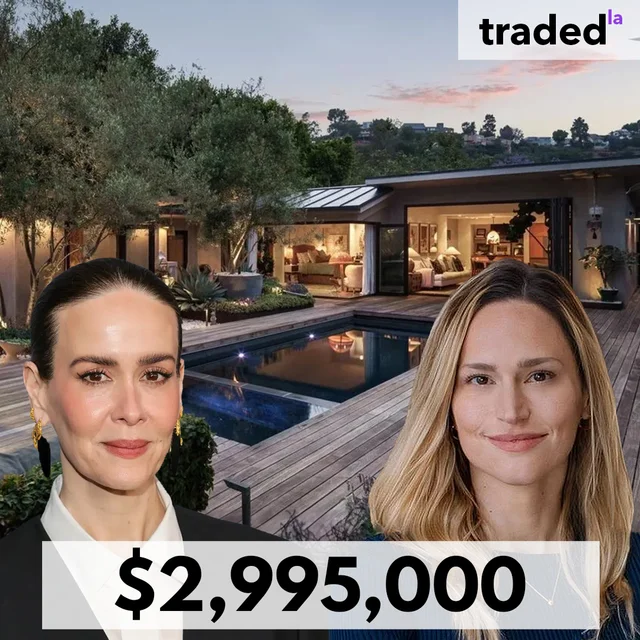 Sarah Paulson Sells Renovated Hollywood Hills Home For $2.995M With Daria Greenbaum As The Broker