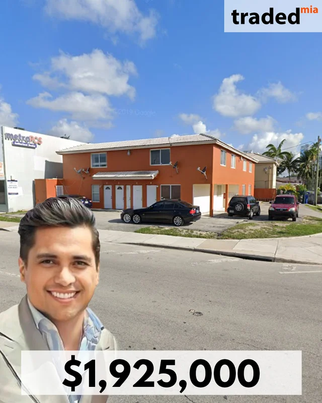 Jose Alonso-Pujol Acquires Multifamily Asset From Roberto Blanco In Miami For $1.925M
