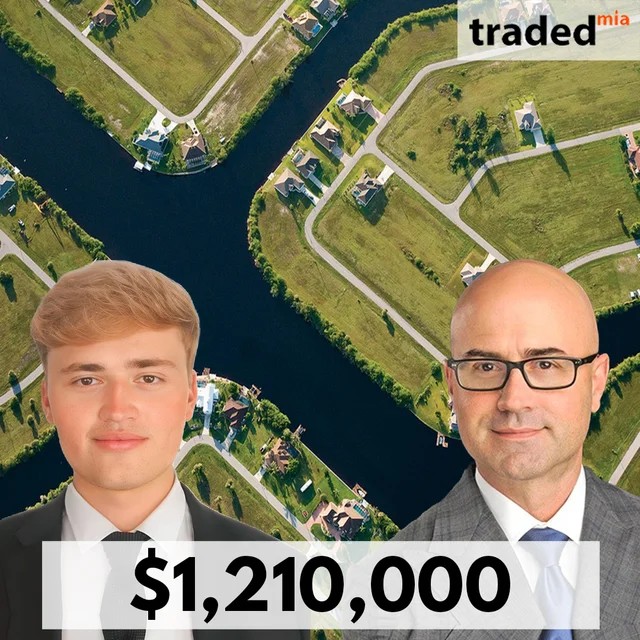 Irvin Pena Sells Development Site In Cape Coral For $1.21M With Brokers Michael And Mario Fernandez