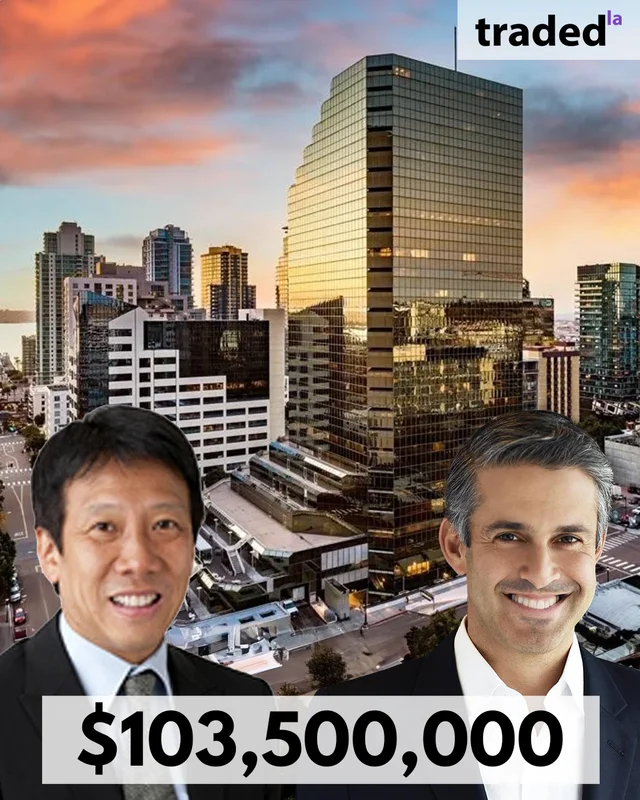Eric Gan Of GANMI Corporation Acquires Office Assets From Eric Fleiss Of Regent Properties For $103.5M In San Diego