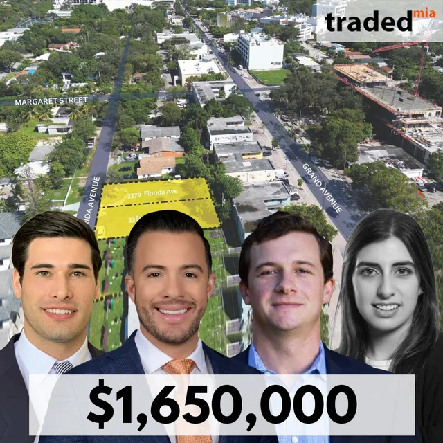 Pablo Ehlers Recio Acquires Townhome Development Site On Florida Avenue In Miami For $1.65M