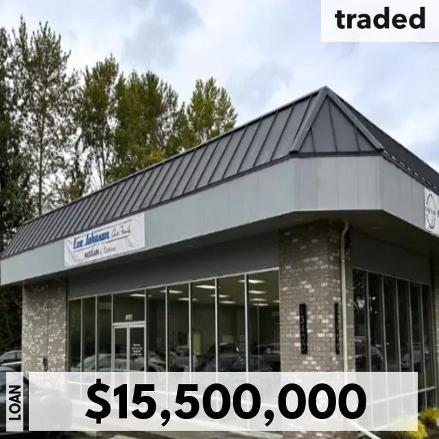 Gantry Secures $15.5M Loan For Lee Johnson Nissan Dealership In Kirkland, WA