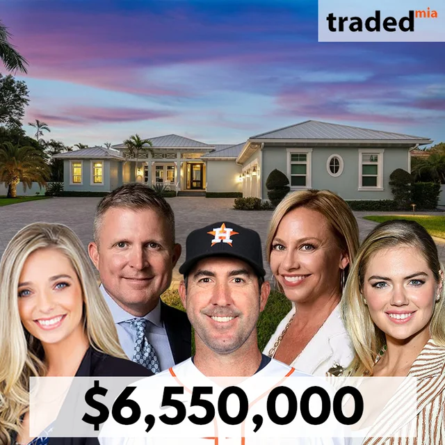 Justin Verlander And Kate Upton Acquire Single Family Home In Jupiter For $6.55M