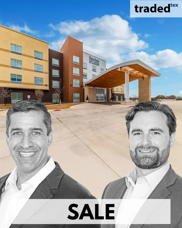 Texoma 35 LLC Sells 83-Room Fairfield Inn & Suites Gainesville I-35 With Brokers Kami Burnette & Mason McDavid