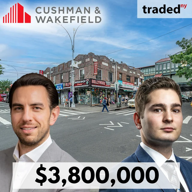 Cushman & Wakefield Brokers Dylan Walsh And Jeremy Previte Facilitate $3.8M Mixed-Use Sale In NYC