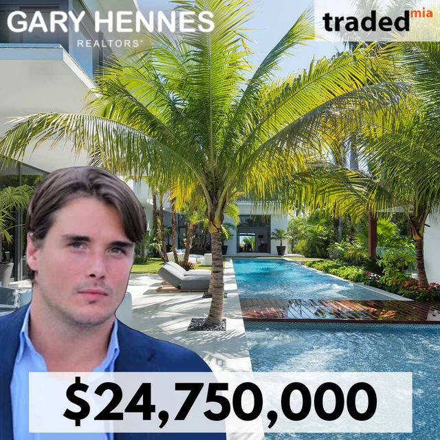 Daniel Rosa Of Gary Hennes Realtors Acquires SFR On North Bay Road For $24.75M