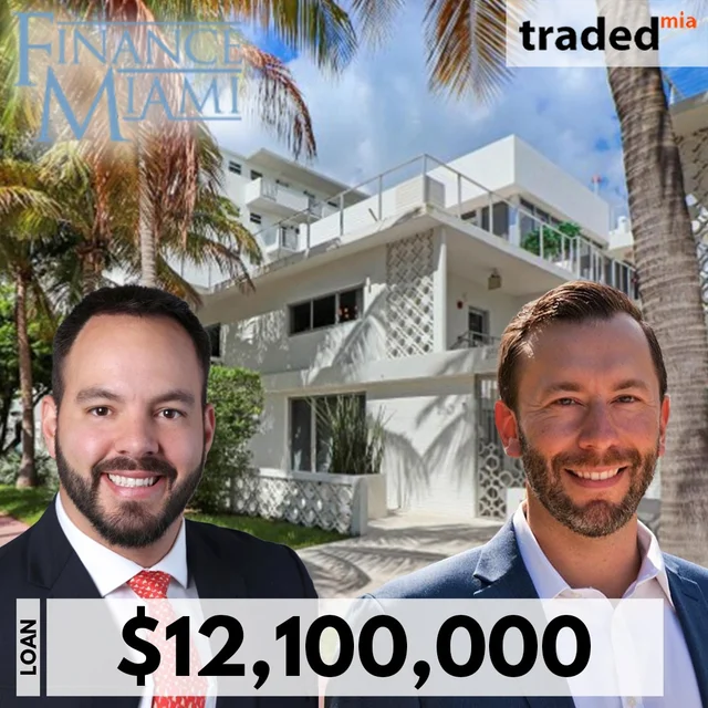 Roberto J Perea & Doug Landry Of FinanceMiami Refinance Miami Beach MultiFamily Portfolio For $12.1M