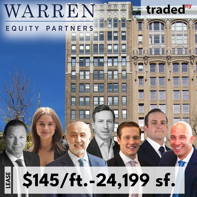 Warren Equity Partners Leases Office Space At 11 East 26th Street For 13 Years
