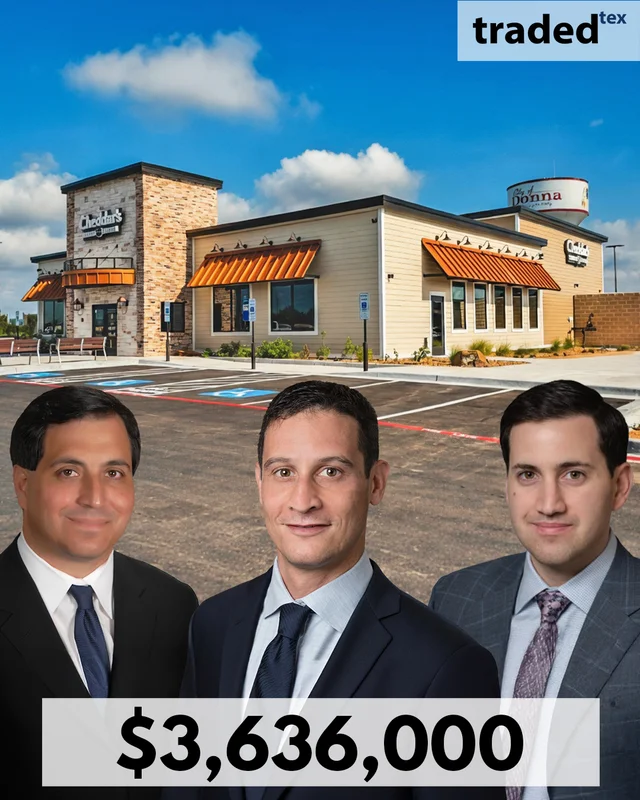 West Coast Private Investor Acquires Cheddar's Scratch Kitchen Ground Lease In Donna For $3.64M