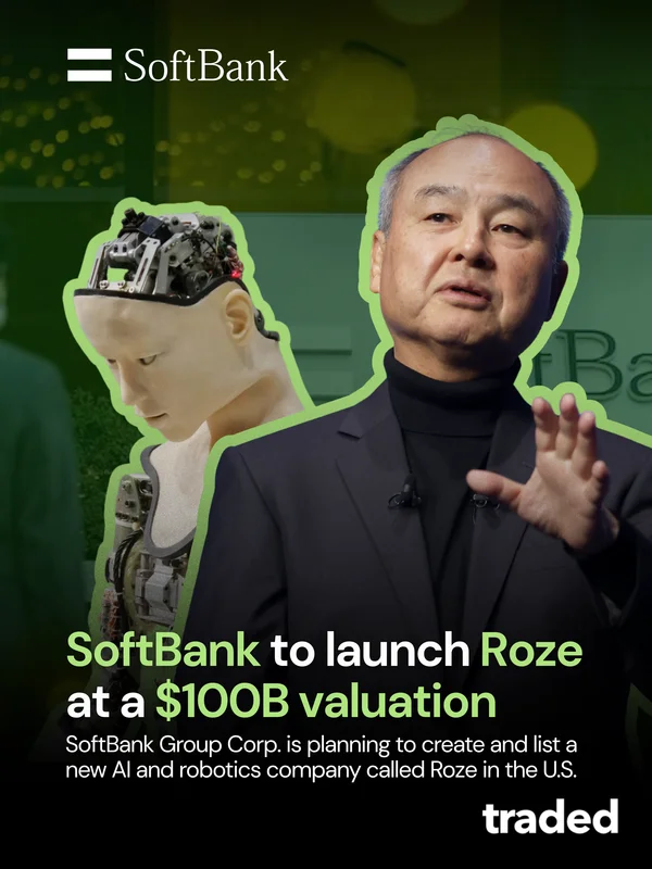 SoftBank Plans AI And Robotics Company Roze With Target Valuation Of $100 Billion