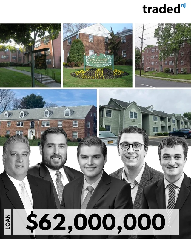 JLL Secures $62 Million Loan For Tower Management's 541-Unit Multifamily Portfolio In New Jersey