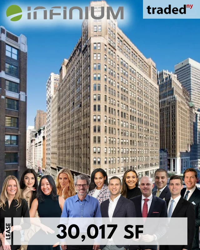 Infinium Wall Systems Expands New York Office Footprint With Lease At 1359 Broadway For 30,017 SF
