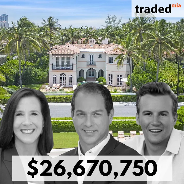 Dana Koch Of The Corcoran Group Represents Buyer In $26.67M Palm Beach Single Family Sale
