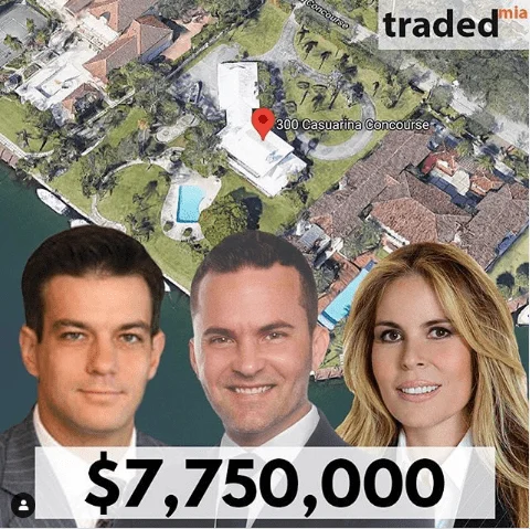 Warburg Pincus' Chandler Joel Reedy Acquires SFR In Coral Gables For $7.75M With Reps From Engel & Völkers