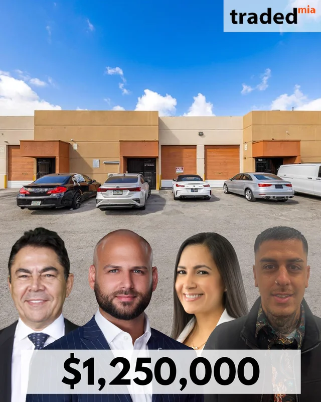 Osvaldo Ortega Purchases Industrial Property In Hialeah For $1.25M With Buyer's Rep Ivet Ortega