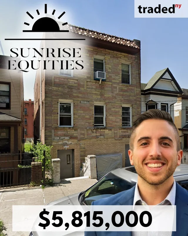 Sunrise Equities Acquires Multifamily Asset In Bronx Queens For $5,815,000