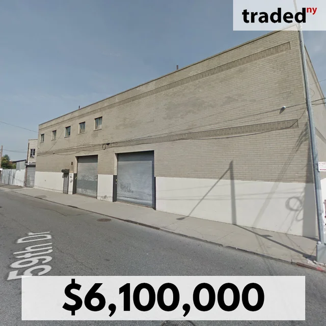 Timothy E McKenna Acquires Maspeth,Queens Warehouse From Robert Linekin For $6.1M